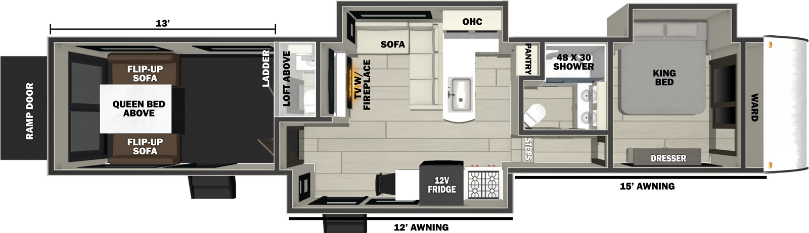 Vengeance 4413 Floorplan